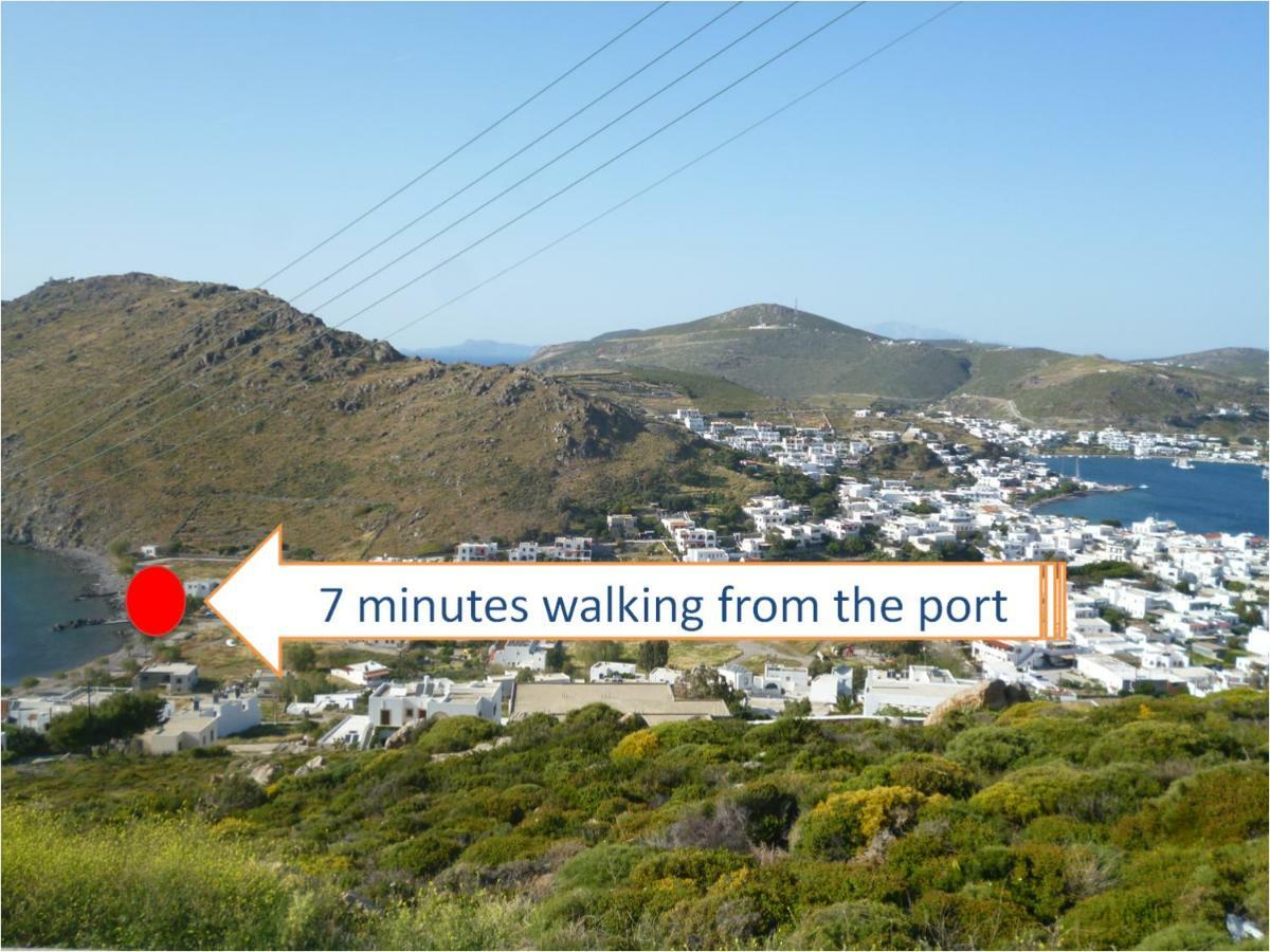 Oklaca Patmos Beach Rooms Skala  Exterior photo
